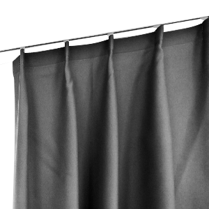 Night curtain round folds